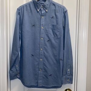 Chaps Classic Oxford button Down Fireflies Shirt